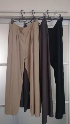 BEのみ　ユニクロ　ウルトラストレッチエアリズムワイドパンツ