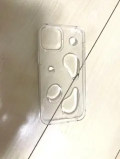 水滴デザイン クリアiPhone 12 ハードケース