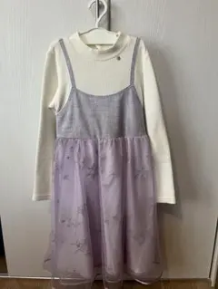 ANNA SUI mini 長袖ワンピース 130サイズ　チュール、ドレス