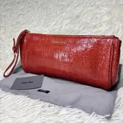 2026年最新】MIU MIU カラー：レッド系 レディース クラッチバッグの