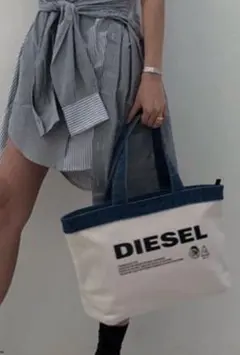 DIESEL 2018SS キャンバスハンドバッグ