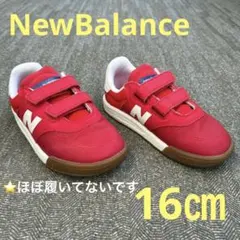 【美品】NewBalance 300 赤 子ども用スニーカー 16㎝