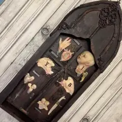 アンティーク 1920年代頃 悪魔 デビル 真鍮 ブラス トレイ オブジェ