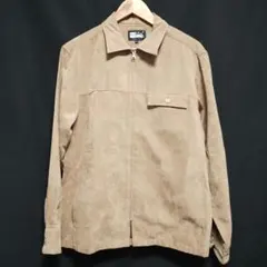 90s 美品 FIRST DOWN フェイクスウェード ジャケット Lサイズ