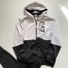 エンポリオアルマーニ ジャージ上下 白×黒 セットアップ M 2025年最新】アルマーニ ジャージ 上下の人気アイテム - メルカリ