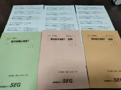 授業プリント付き　SEG　夏期講習　理系数学演習F　前期後期　数Ⅲ微積分演習F