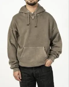 ビリー様ovy Pigment Damage Processing Hoodie Pigment Damage Processing P/O Hoodie (black) | OVY
