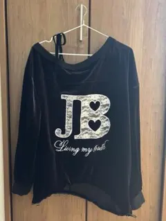 JBロゴ トレーナー ブラック フリーサイズ