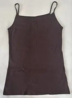 UNIQLO タンクトップ ブラウン L