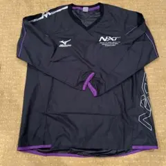 Mizuno NXT ブラック/パープル 長袖ウェア/ウィメンズM