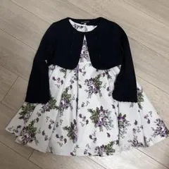 【120】BeBe ベベ フォーマル 入学式 卒園式 発表会 七五三 2点セット