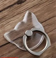 猫型バンカーリング　スマホリング　ネコ