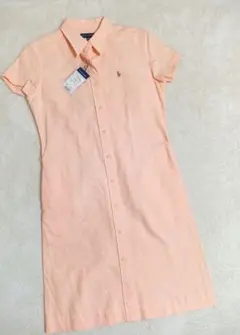 RalphLauren　タグ付き　半袖シャツワンピース　レディースМ相当
