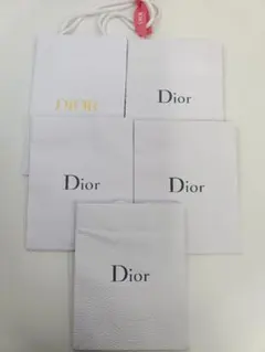 ★Dior ショップ袋 5枚セット ホワイト