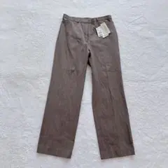 【新品タグ付き】day time ストレッチパンツ 着やせ L ブラウン
