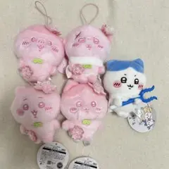 ちいかわ ぬいぱれっと さくらいろ マスコット全4種　おまけ付き