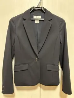 index　テーラードジャケット 濃紺Sビジネス学生様々活用