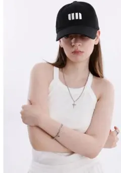 お値下げ可 unsually 黒 キャップ