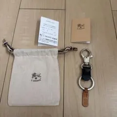 IL BISONTE レザーキーホルダー