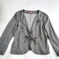 kicco Plus　キッコプラス　ジャージ素材　ノーカラージャケット　サイズ2