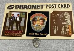 ドラグネット バッジとブリキのポストカード3枚 ダンエイクロイド トムハンクス