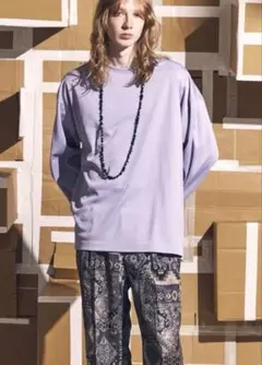 定価1.3万 極美品 スムースプライムオーバークルーネックロングスリーブTシャツのサムネイル