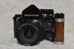 【動作品】Pentax 67後期ミラーアップ付 ボディ＋75mm F4.5おまけ 動作品】Pentax 67後期ミラーアップ付 ボディ＋75mm F4.5おまけ