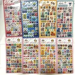 ディズニーブロック タイル シール 8種類 コンプリートセット