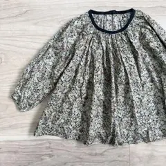 ハンドメイド　リバティブラウス　90-100