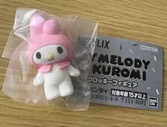 ＭＹMELODY&KUROMI フロッキーフィギュア　マイメロディ