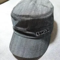 KANGOL ブラック ワークキャップ Lサイズ