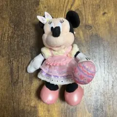 ディズニー ミニーマウス イースター ぬいぐるみバッジ