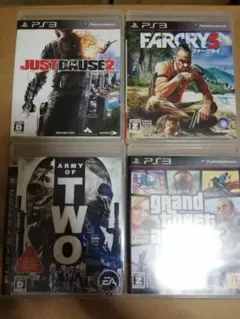 PS3 ジャストコーズ2 ファークライ3 グランドセフト5 アーミーオブツー