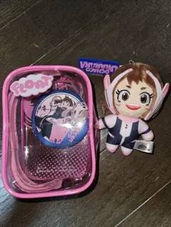 【値下げ】ヒロアカ 麗日お茶子 グッズセット ぬいぐるみ ポーチ USJ
