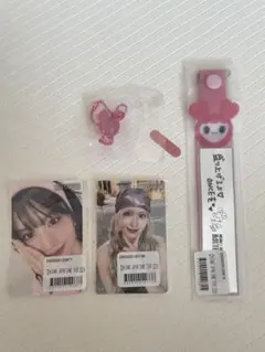 【TWICE モモセット】　ミサモオンラインくじモモ　モブリーグミチャーム