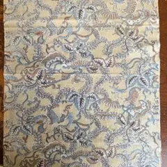 【手描き】ジャワ更紗 オールドバティック 1980年代 未使用 102×111 手描き】ジャワ更紗 オールドバティック 1980年代 未使用 102×111