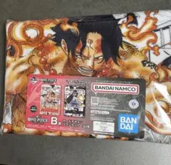 一番くじ ワンピースB賞 カードデザインブランケット　エース