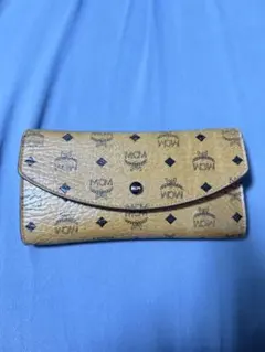 EVISU エヴィス レザーロングウォレット赤 長財布 - メルカリ