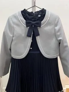 フォーマルワンピース　120cm BEAMS 卒園式入学式　カチューシャ付