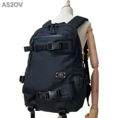 AS2OV アッソブ 305D 3way バックパック ブラック ナイロン ロゴのサムネイル