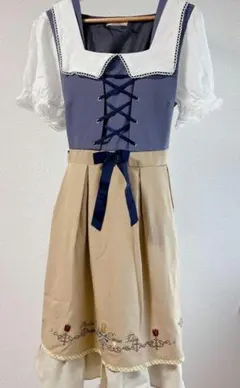 Amavel アマベル Fantasy Dirndl ワンピース 青 ロリータ