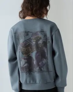HARE　アートモチーフバックプリントスウェット