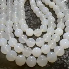 「C5287」ホワイトアゲート10mm 1連