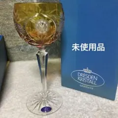 DRESDEN KRISTALL ワイングラス パープル カットガラス - メルカリ