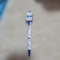 ちいかわ付きボールペン青
