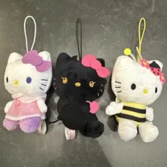 ハローキティ ぬいぐるみチャーム3個セット