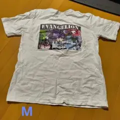 EVANGELION 　白　 半袖Tシャツ　 Mサイズ