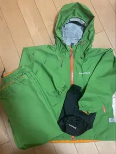 ﾓﾝﾍﾞﾙ 雨具 130 未使用 レイントレッカー Kid's 130-160｜モンベル
