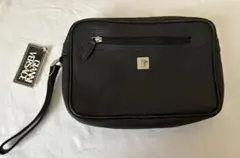 GIANNI VERSACE ブラック クラッチバッグ