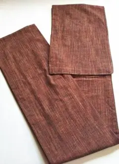 紬絣 絣の着物　長着　[未使用] 綿